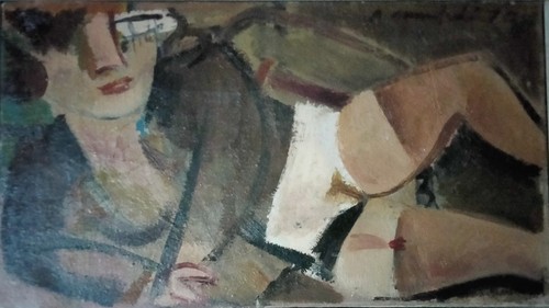 Quadro dipinto olio tela - olio, su