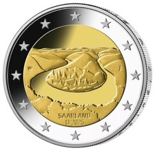 GERMANIA 2025 - 2 EURO TERRE DI SAARLAND