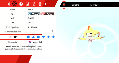 Jirachi shiny - shiny, iv