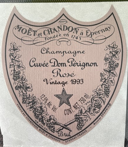 Une étiquette champagne - étiquette, de