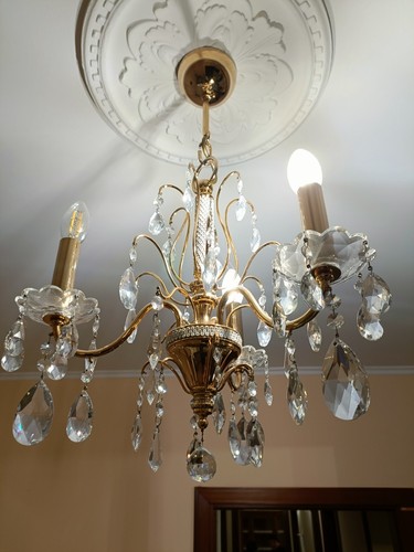 Lampadario cristalli swarovski - lampadario,