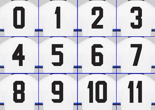 Numeri maglia calcio - maglia, inizio
