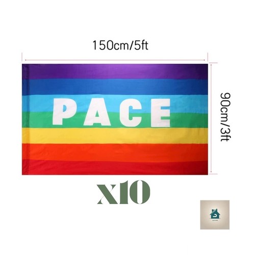 Set 10x bandiera pace 150 - set,