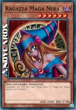 RAGAZZA MAGA NERA • (Dark Magician Girl) • Comune • LEDD ITA02 • Unl • Yugioh!