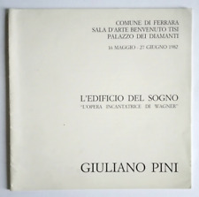 Catalogo Giuliano Pini L'Edificio Del Sogno Arte Moderna Contemporanea 1982 (Q2)