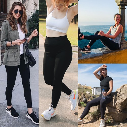 Lotto leggings donna - vita, alta