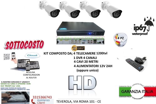 Kit videosorveglianza - kit, 4