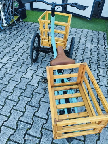 Bicicletta cargo ruote con - bicicletta,
