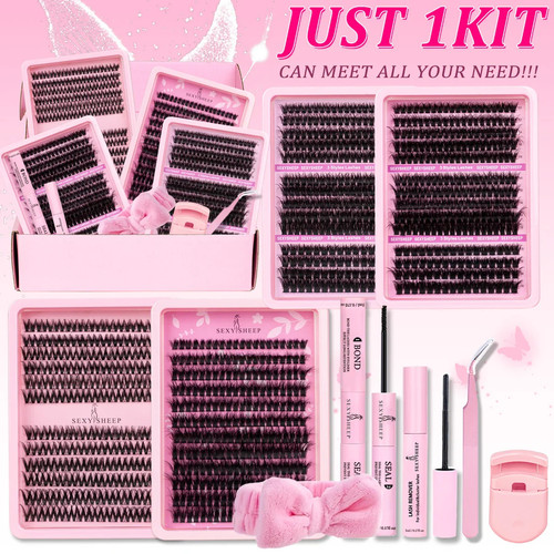 Kit extension ciglia ciuffetti - extension,