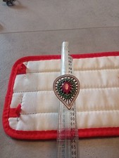 anello argento 925 stile antico  Rubini .Smeraldi E Zaffiri bianchi