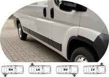 Kit modanature passaruota nere per Fiat Ducato 250 anteriori e posteriori anno 2006-2014