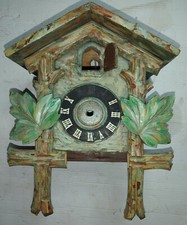 SOLO CASETTA PER OROLOGIO A CUCU' VINTAGE ANNI 50 DA RESTAURARE LA CORNICE