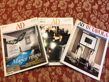 Tre riviste AD: Arredamento/Design/Architettura