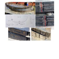 lancia fulvia lancia flavia balestre 7 fogli ar819610 nuovo sospensioni d'epoca