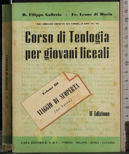 Corso teologia per giovani - corso, di