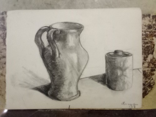 Disegno antico natura morta - antico,