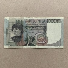 Italy 10000 LIRE Banknote