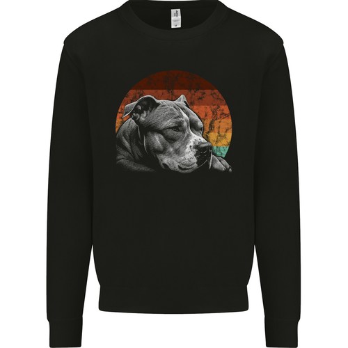Felpa uomo pitbull con - uomo,