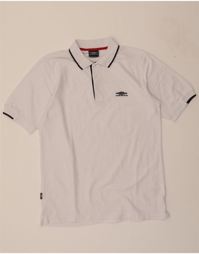 Polo uomo umbro media bianca - uomo,