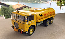 Camion d'Epoca AGIP Lancia Esatau Cisterna Carburante SUPERCORTEMAGGIORE 1/43