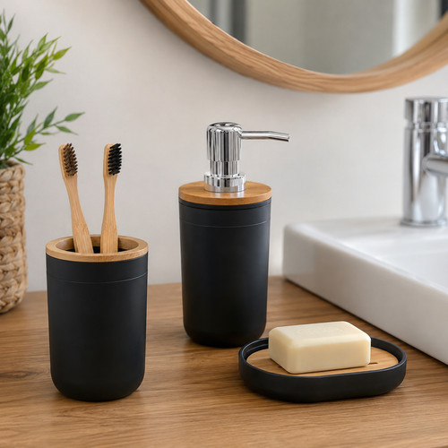 Set accessori bagno - accessori, bianco