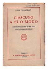 Luigi Pirandello Ciascuno A