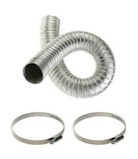 Aluminum hose 125mm - aluminum, with