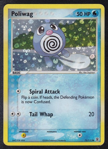 Pokemon poliwag 112 common - pokemon,