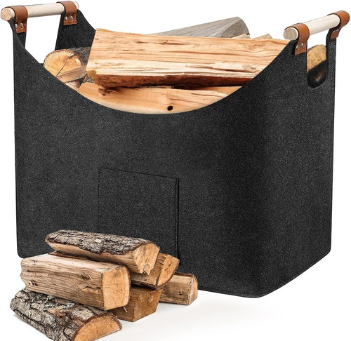 Borsa feltro per legna da - in,