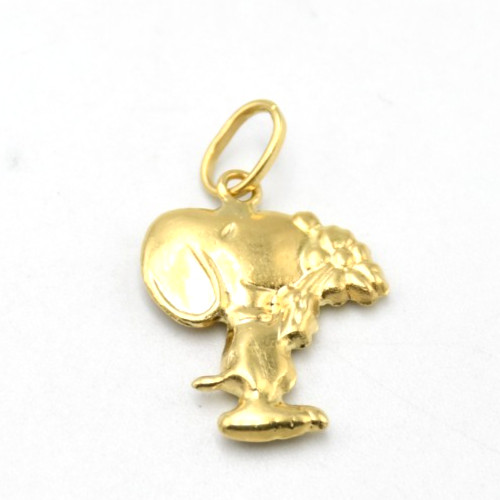 Ciondolo snoopy oro - snoopy,