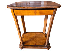 TAVOLINO 2 RIPIANI IN NOCE DI EPOCA DECO' XX SECOLO FRANCIA OTTIMO STATO