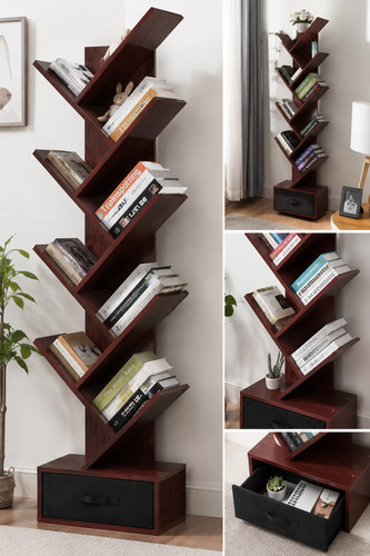 Libreria ripiani struttura - libreria, 8