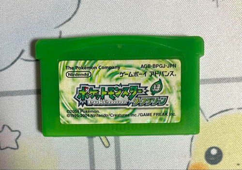 Pokemon verde foglia gba - verde,