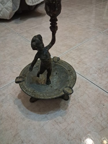Candelabro putto antimonio - in,