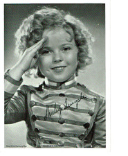 SHIRLEY TEMPLE autografo