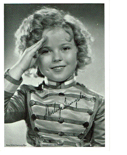 Shirley temple autografo - shirley,
