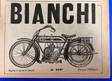 Moto bianchi 4hp - bianchi, pubblicita'