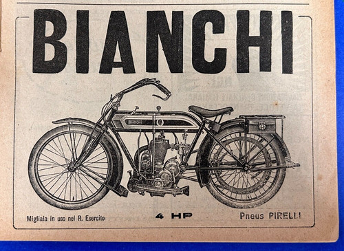 Moto bianchi 4hp - moto,