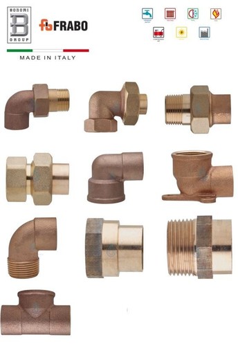 Raccordi bronzo saldare rame - raccordi,