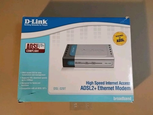Modem ethernet adsl2 dsl 320t - adsl2+, dsl-320t