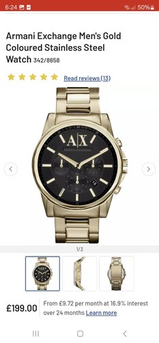 Nuovo orologio uomo armani - uomo,