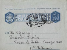 BIGLIETTO FRANCHIGIA POSTA