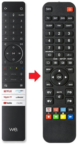 Telecomando adatto per - , by