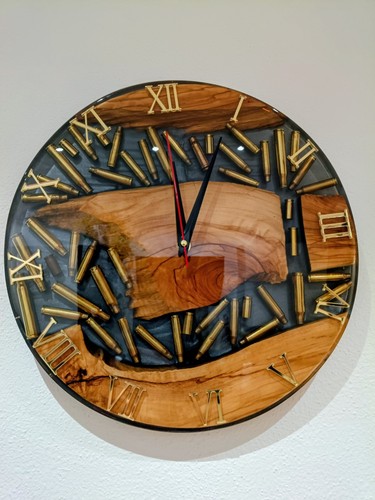 Orologio parete legno e - da,
