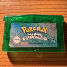 POKEMON SMERALDO - 100% ORIGINALE - ITALIANO BATTERIA NUOVA - ADESIVO OTTIMO GBA