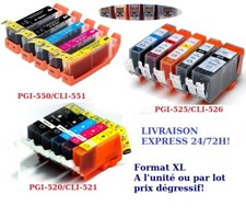 Cartouche  nonOEM Canon PIXMA MG5200 MG5220 5250 5300 520 521 525 526 550 551 XL