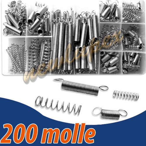 Assortimento molla 200pz varie - 200pz,
