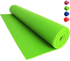 Tappetino Yoga 4mm Pilates Fitness Ginnastica Palestra Antiscivolo Materassino