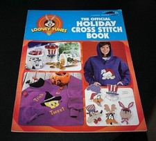 Looney Tunes Modello Punto Croce Libro Vacanze Natale Tweety Bugs Taz -N -=