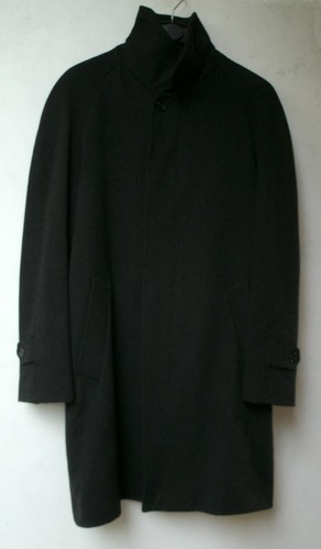 Cappotto uomo nero lungo fradi - cappotto,